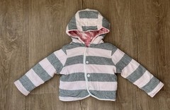 Burt’s Bees Baby Organic Cotton Reversible Jacket. Size 6-9 Months