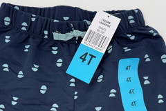 Boys Size 4T Pekkle 4-Pack Shorts Elastic Waistband Blue Dinosaur