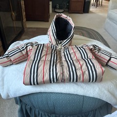 Burberry Infant Snow Suit Size 9 Months Perfect Condition Originally $690