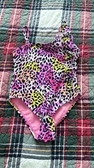 Toddler Girls’ Kensie $40 Cheetah Madness Pink One-Piece Swimsuit Size 2T
