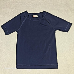 Hanna Andersson Rash Guard Navy Short Sleeve Swim Top 24M 18-24 mos 80 18–24M