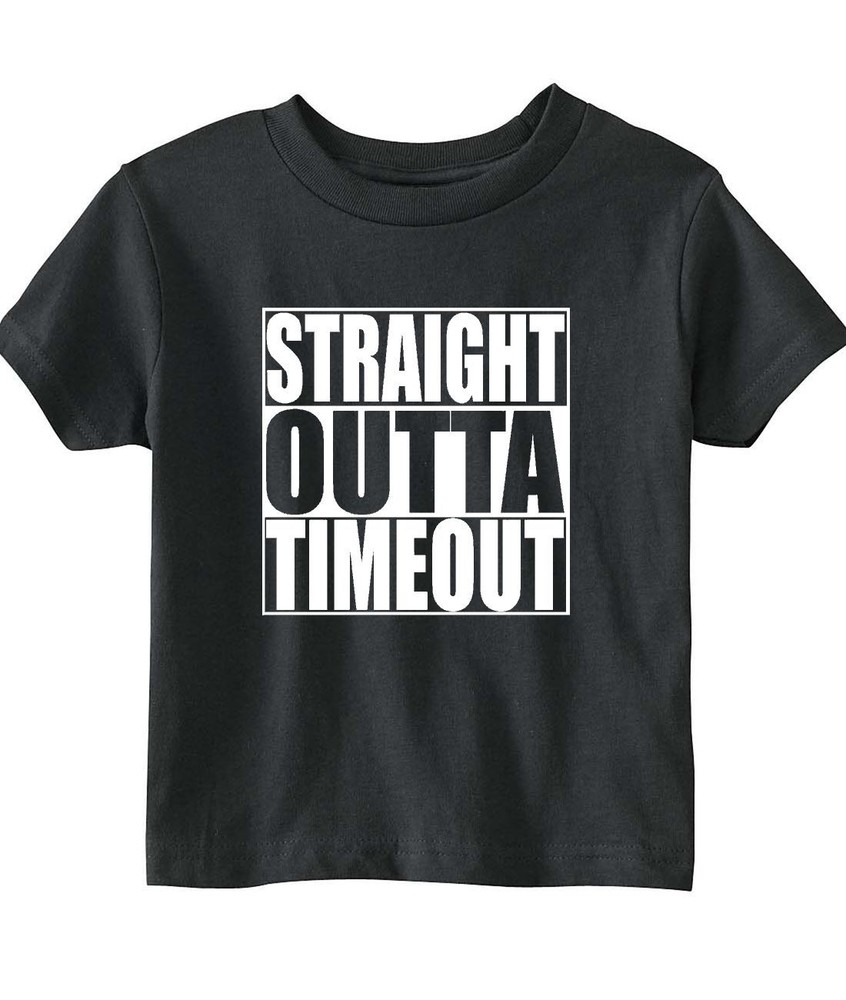 Funny “Straight Outta Timeout” Unisex Toddler T-Shirt