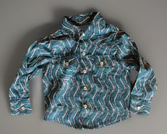 Wrangler Baby Shirt Blue With Pearl Snap Buttons 3-6 Months Western Cowboy Rodeo