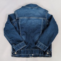 Gap Toddler Blue Denim Button-Front Jacket Long Sleeve Pockets Size 5 Years EUC!