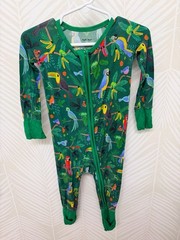 Little Sleepies Birds of a Feather Zippy Bamboo Romper 6-12 Months