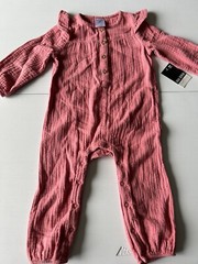 Oakie Dokie Pink Cotton Long sleeve Outfit Size 18 M