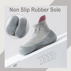 Baby Toddler Infant, 12-18 months Walking Slippers Socks, Non-Slip Soft Sole NEW