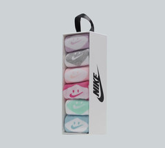 Nike 6 pair Crew Smiley Everyday Cushioned Plus sport socks Lightweight 4.6 Year