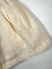 HAUTE HIPPIE Girls Boho Crochet Dress Cream 12M Cottagecore Granny Squares Retro