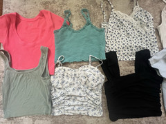 Girls Shirts Lot Of SHEIN Cropped Tank Tops XS Size 2