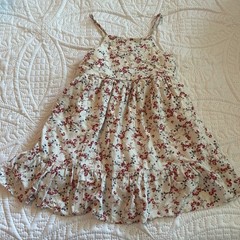 Old Navy Girls’ 3T Red White and Blue Sundress with Flowers