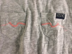7 For All Mankind Baby Bodysuit One Piece Gray/White Striped 3-6/6-9 Months NWT