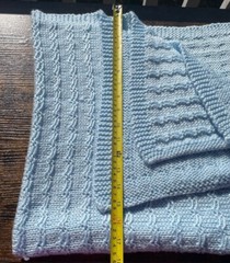Crochet Baby Sweater & Blanket Hand Crocheted Boy Girl Newborn Rubber Duckie