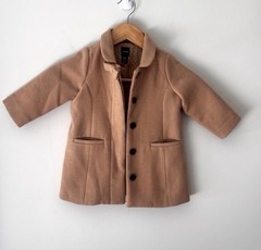 GAP Baby & Toddler Camel Lined PeaCoat 12-18 Months Mid Length