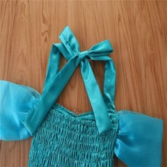 NEW Princess Jasmine Baby Girls Sequin Romper Dress Jumpsuit Costume