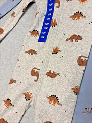 Pekkle 2-pack Sleepers – Dinosaurs & Construction Theme – 12M – NWT