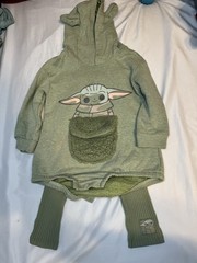 Star Wars Baby Yoda Infant 2 piece Romper and Pants Set 24m