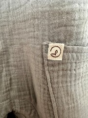 Little Planet By Carter’s Blue Organic Cotton Gauze Overalls, Size 12M