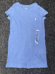 Polo Ralph Lauren Girls T-Shirt Dress With Pocket Blue Size 3T NWOT Free Ship