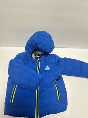 Gerry Boys Hooded Full Zip Puffer Jacket w/ Pockets Blue/Green 3T