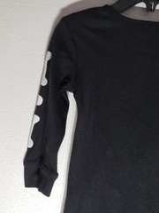 Way To Celebrate Halloween Skeleton One-Piece Jumpsuit Glows in Dark Size 12M