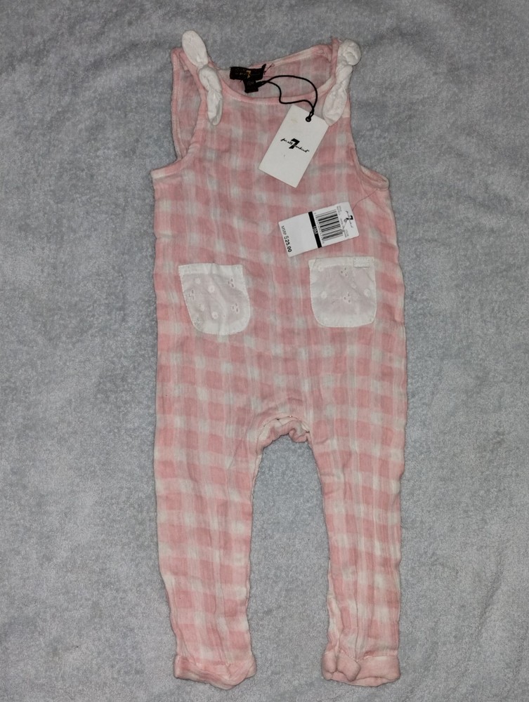 7 for all mankind 18M Baby Jumper Girl Outfit New With Tags Unworn