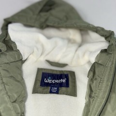 Wippette Toddlers Jacket Green Dinosaur Attached Hood 12 Months NWT