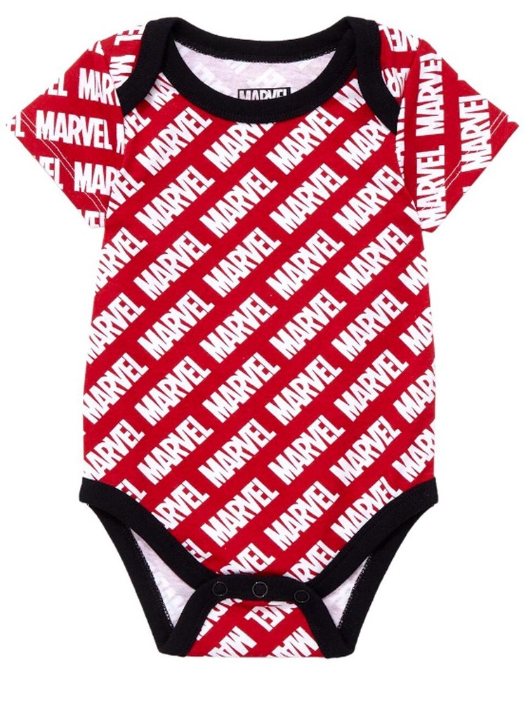 Marvel Logo Print Infant One-Piece Size 9 Months BoxLunch Exclusive New With Tag