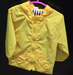 Yellow Duck Hooded Rain Coat, Full Zip Lined Pockets, Unisex Baby 12M