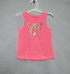 Toddler Girls’ ‘Leopard’ Graphic Tank Top – Cat & Jack Pink 3T