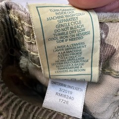7 for All Mankind Jogger Pants Infant 12M Green Camo Elastic Waistband Stretch