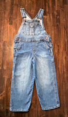 OshKosh B’gosh Toddler 5T Denim Overall Jean Bibs GUC