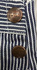 Vintage Wrangler Kids Overalls Size 4 Bibs Pinstripe Railroad Toddler Stripe
