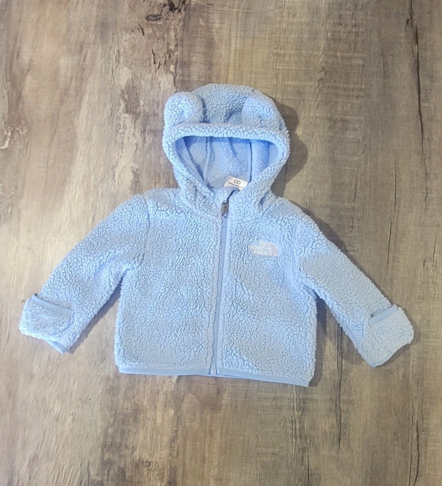 The North Face Infants Campshire Full-Zip Fleece Hoodie Cornflower Blue