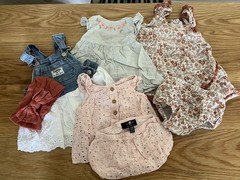 Baby Girl 3-6M Outfit Bundle Carter’s OshKosh Rachel Zoe 7 For All Mankind