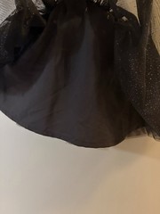 Cat & Jack Girls Tutu Skirt – Black & Silver Sparkle – NWT – Size 18M