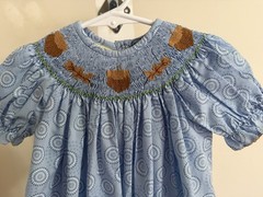 New Southern Sunshine Kids Autumn Leaves & Acorns Bishop Dress – Size 18 Months