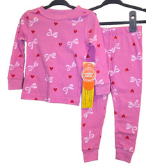 Wonder Nation Toddler Girls 18M Sleepwear 2 Piece Set New