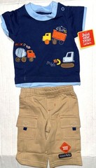 CARTERS Just One You 2 piece set blue/tan choose style size NEWBORN vintage?
