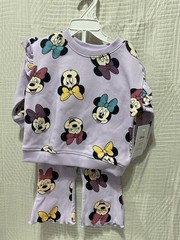 Disney jumping beans baby girl 2 piece sweatshirt and pant set ast sizes 6M,12M