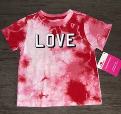Way To Celebrate Love Tie Dye T-shirt Boy Or Girl 12 Months NWT