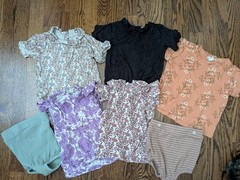 Lot of Kate Quinn Baby Girl 18-24 Tops Shirts Bloomers Ditsy