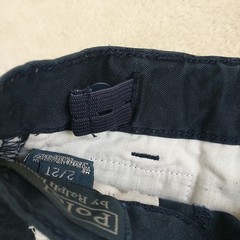 Polo Ralph Lauren Shorts Boys 2T Blue White Embroidered AllOver Pony Logo Preppy
