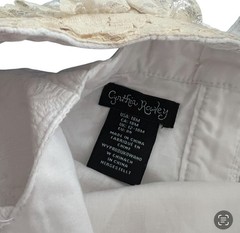 Vintage Cynthia Rowley Baby Girl 18 Months Lace Ruffle Dress Off White Bow