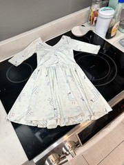Dotdotsmile Dress Size 5/6 Bird Print
