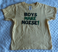 Gymboree 5T Boys Make Noise Shirt yellow short sleeve spring fall summer GUC 5