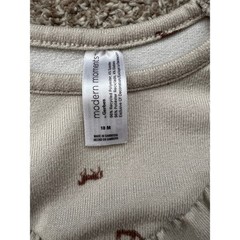 Modern Moments by Gerber Baby Horse Print Lounge Set 18M Neutral Western