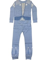 BabyGap Disney Frozen Princess Pajama 4 Year Blue Organic Cotton PJ Set Baby Gap