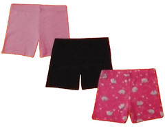 Member’s Mark Girl’s 3-Pack Favorite Cartwheel Shorts Unicorn/Pink/Black 3T