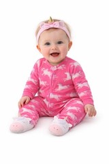Carter’s Baby Girls’ Unicorn Fleece Footie Pajama 6 Months